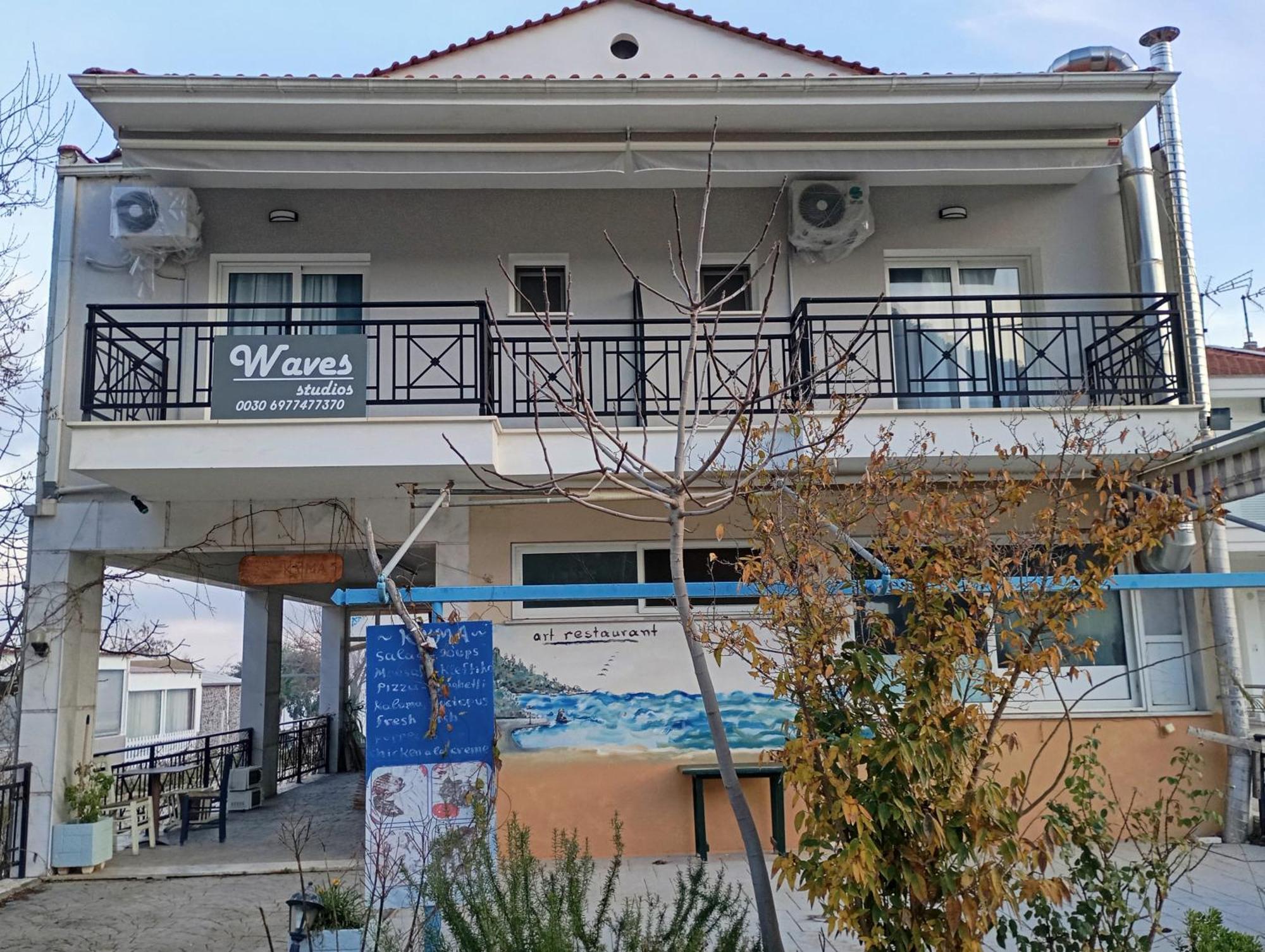 Waves Studios Chrisi Ammoudia Exterior foto